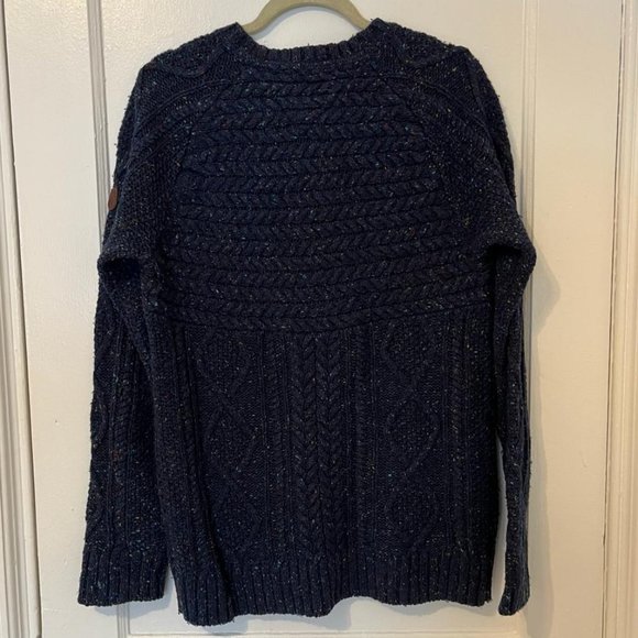 Vintage Tommy Hilfiger Wool Blend Knit Sweater, Speckled Navy Blue, US XL - Picture 6 of 7